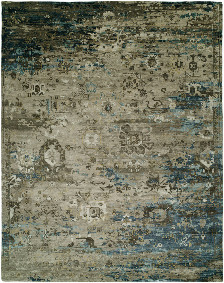 25 EP Vintage Grey / Blue Area Rug