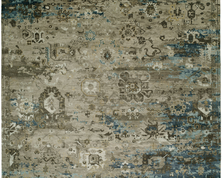 25 EP Vintage Grey / Blue Area Rug