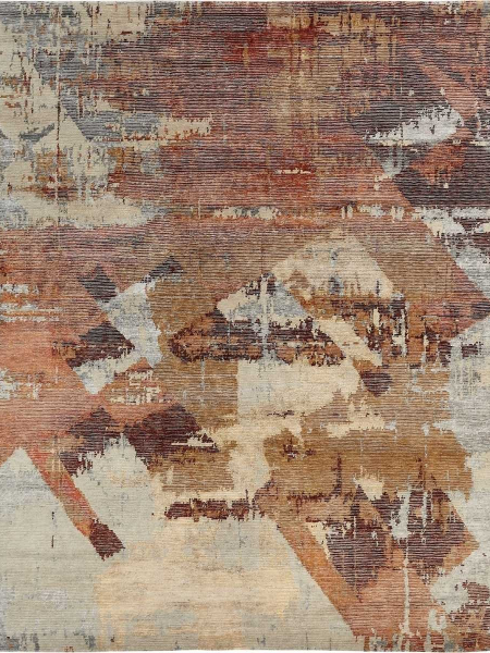 372 ER Rust Tones | Elara Area Rugs