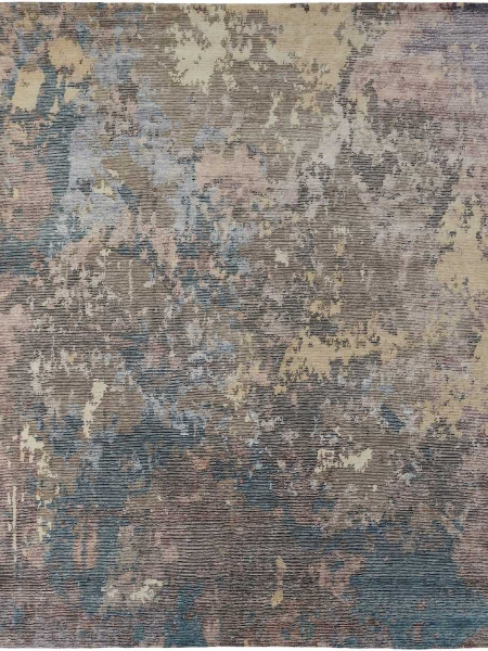 374 ER Earth Tones/Blue Area Rugs