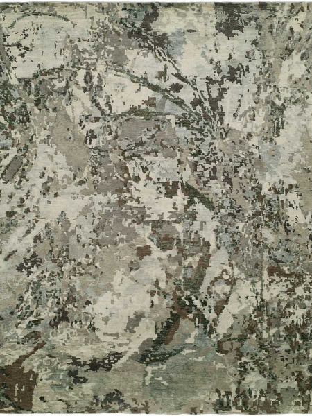 578 EQ Abstract Earth Tones | Runner Rugs