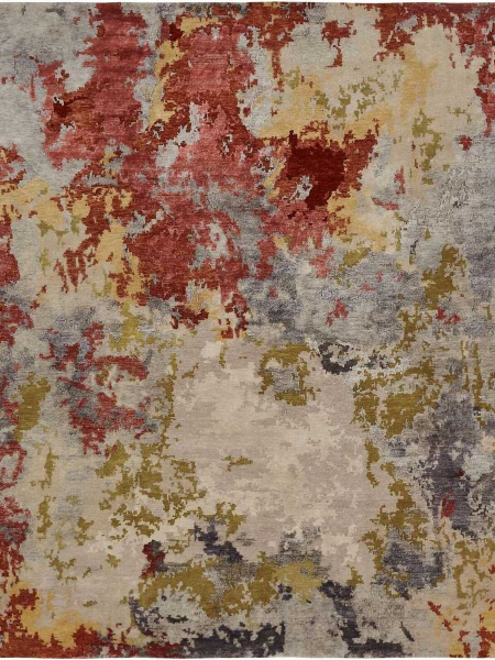 584 EQ Crimson / Beige Area Rug | Arizona Rug Store