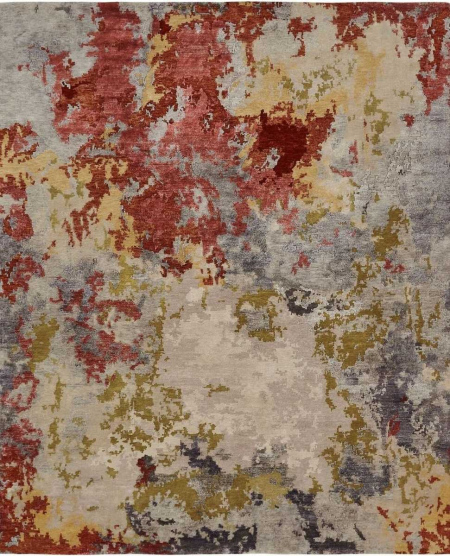 584 EQ Crimson / Beige Area Rug | Arizona Rug Store