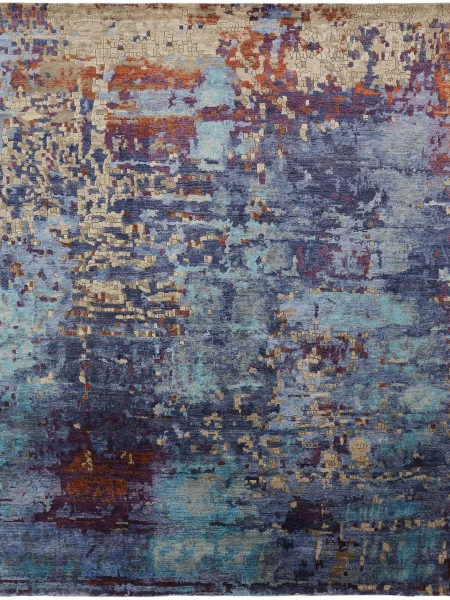 586 EQ Blue Tones/Multi Area Rug | Rugs Near Me