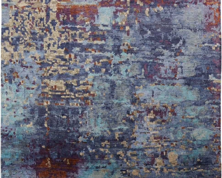 586 EQ Blue Tones/Multi Area Rug | Rugs Near Me