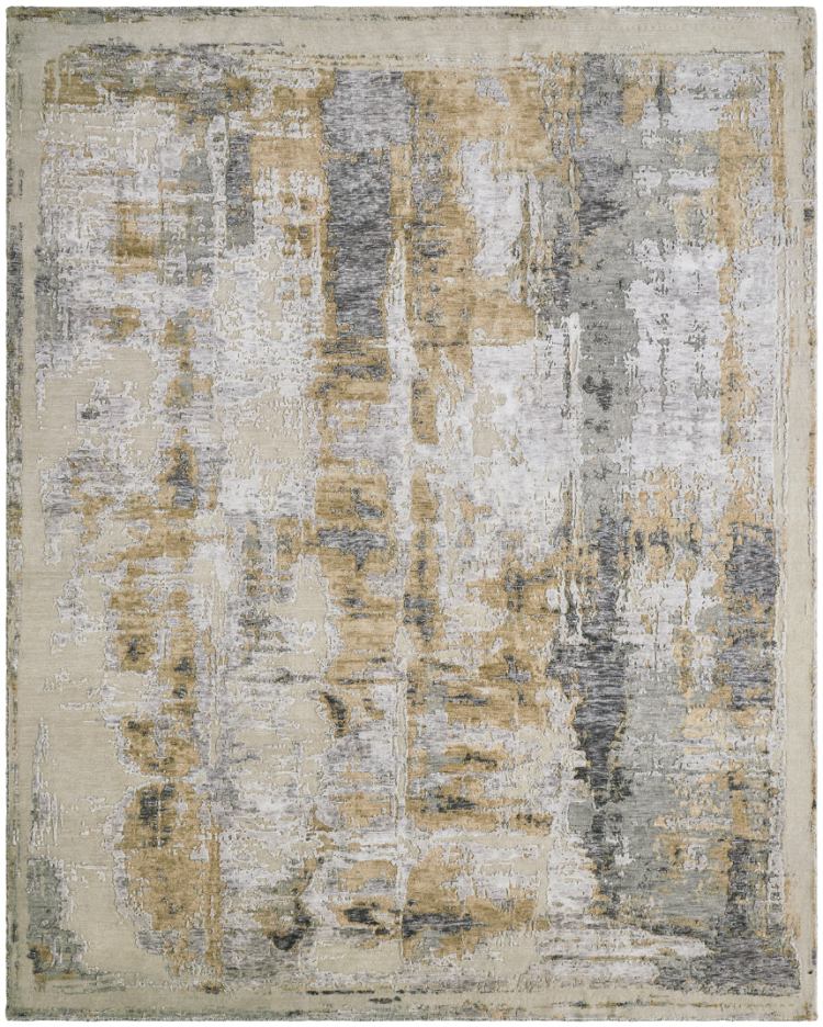 591 EQ Greys/Earth Abstract Area Rug | Arizona