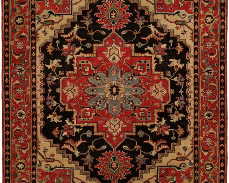 080 HR Ebony / Brick Area Rugs