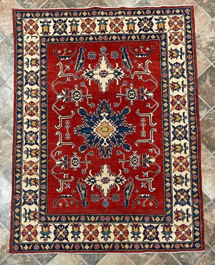 2617 Kazak | Wool Rug | 6x7.11