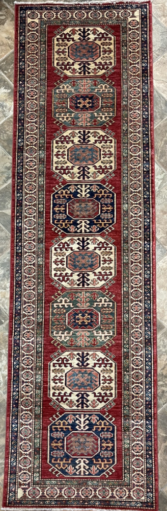 603 Super Kazak | Wool Rug | 2.10x10