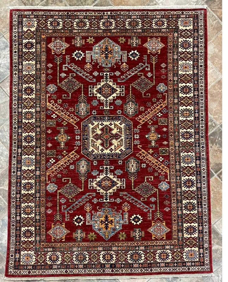 66 Super Kazak | Wool Rug | 5.10x8