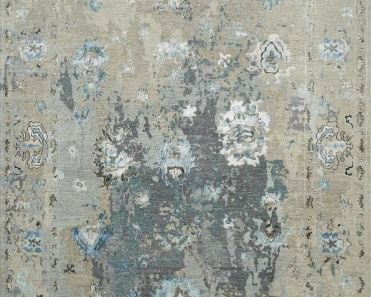 1142 KD Greige & Blues