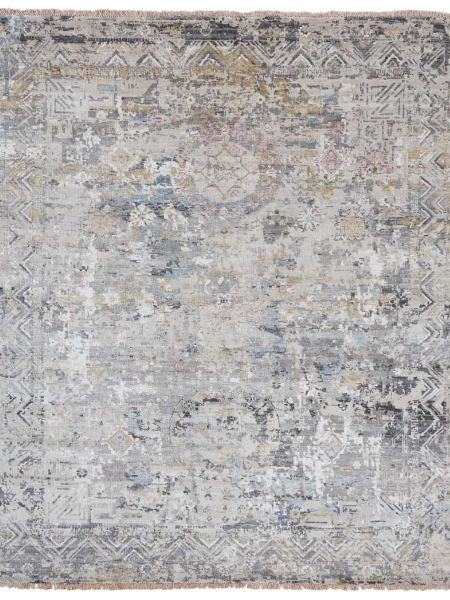 345 KH Vintage Greys/Natural Area Rug