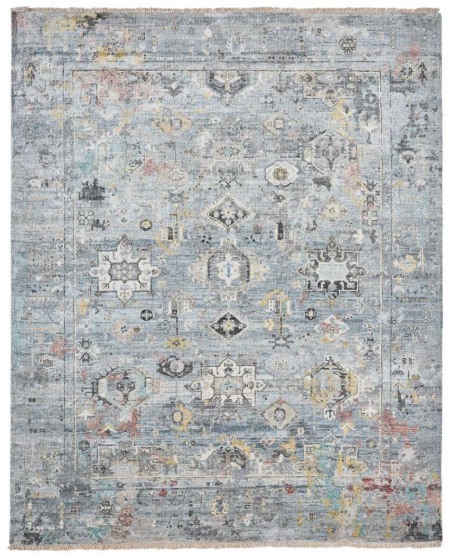 347 KH Blue Tones/Greys Area Rug