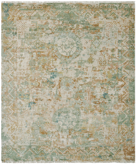 353 KH Greens/Gold Tones Area Rug