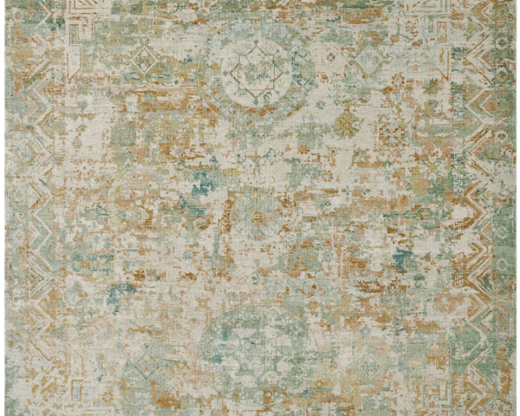 353 KH Greens/Gold Tones Area Rug