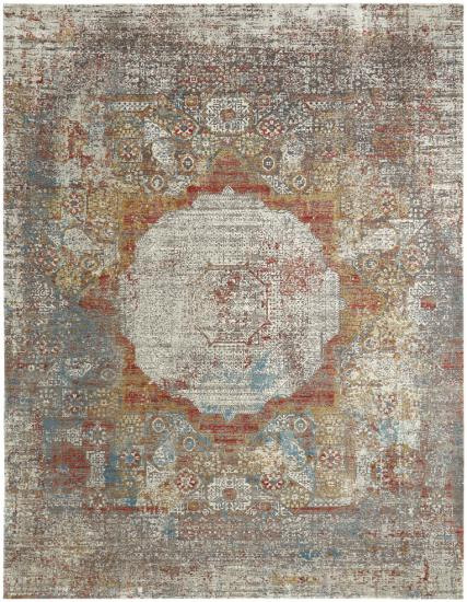 336 KL Grey Mist/ Pastels Area Rug