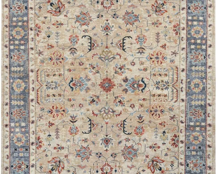 190 KN Oatmeal/Denim Area Rugs