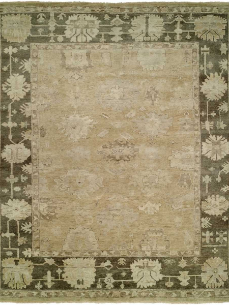 129 KZ Golden Coffee Area Rug