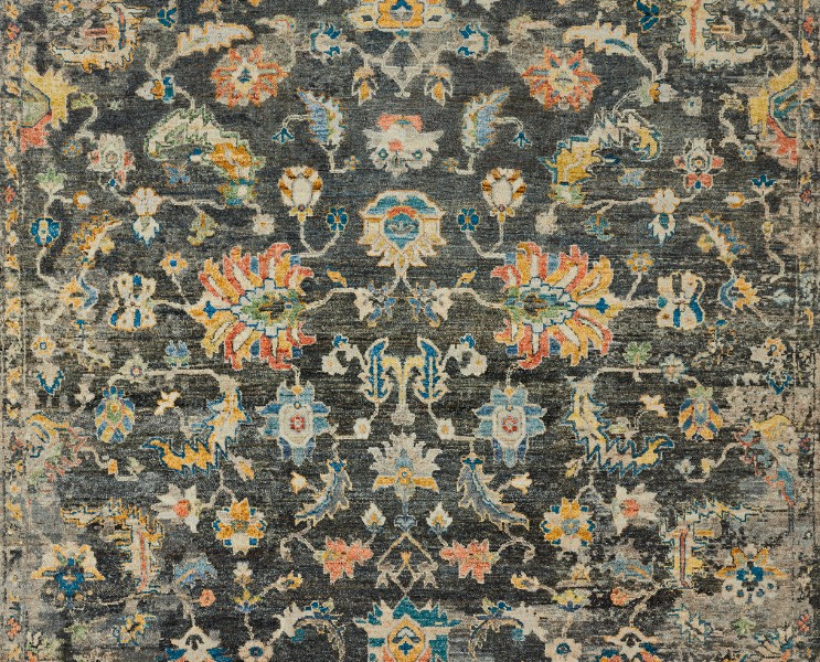 Dark charcoal rug