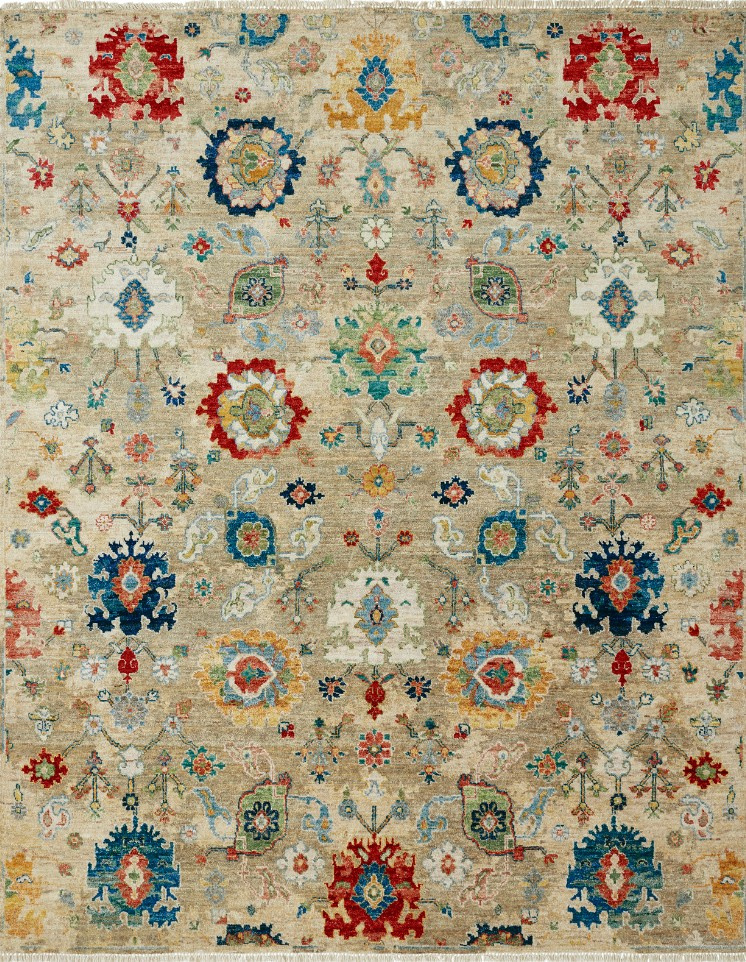 Tan area rug