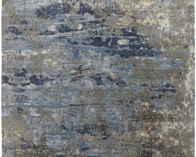 386 NL  Sandstorm Blue Rug | Custom Rugs