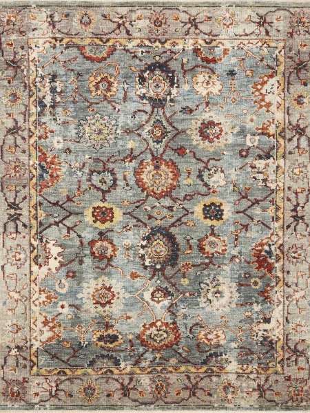 751 LL Pale Blues Multi Area Rugs