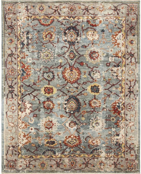 751 LL Pale Blues Multi Area Rugs