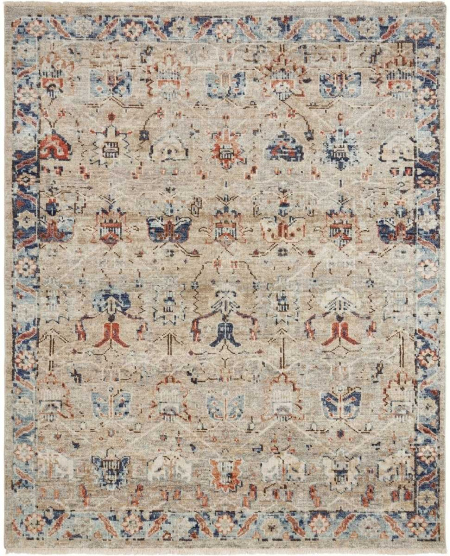 755 LL Vintage Tan Blues Area Rugs