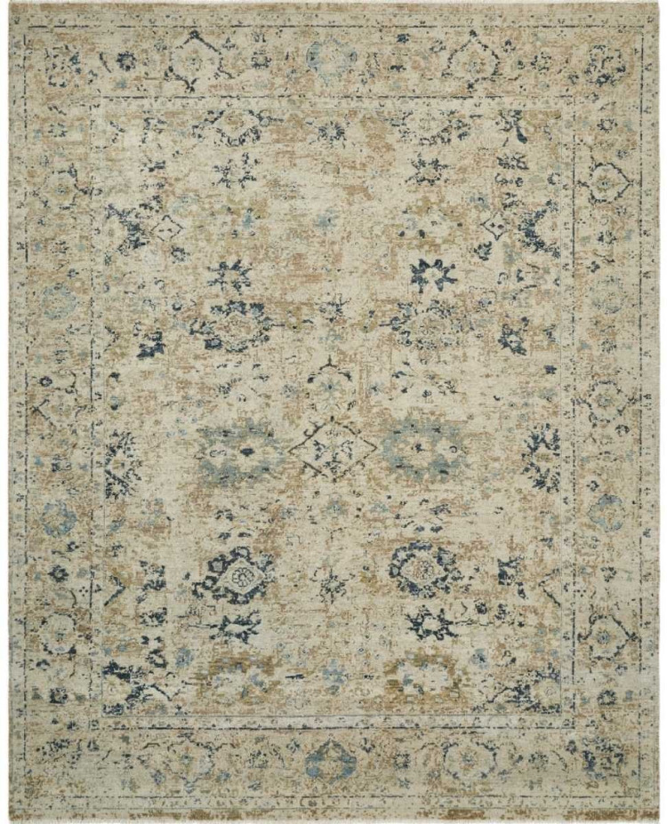 807 LR Parchment/Blue Tones Area Rugs