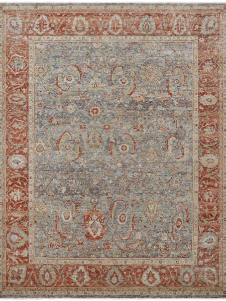 813 LR Greyish/Russet Area Rugs