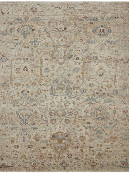 818 LR Vintage Ivory/Pastels Area Rugs