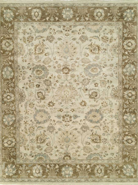 178 MG Ivory / Vintage Brown Area Rug