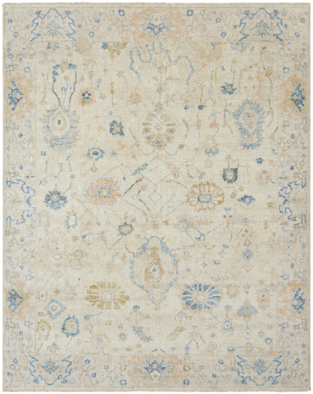 187-MG Parchment/Vintage Blues Area Rug