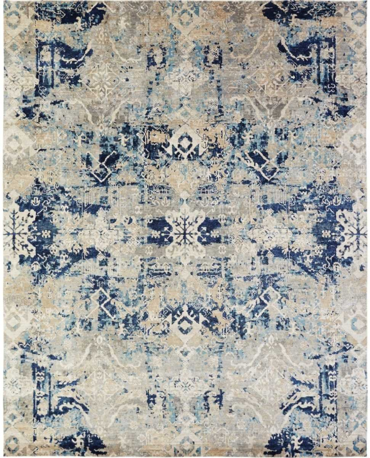 169 ML Travertine Indigo Area Rug