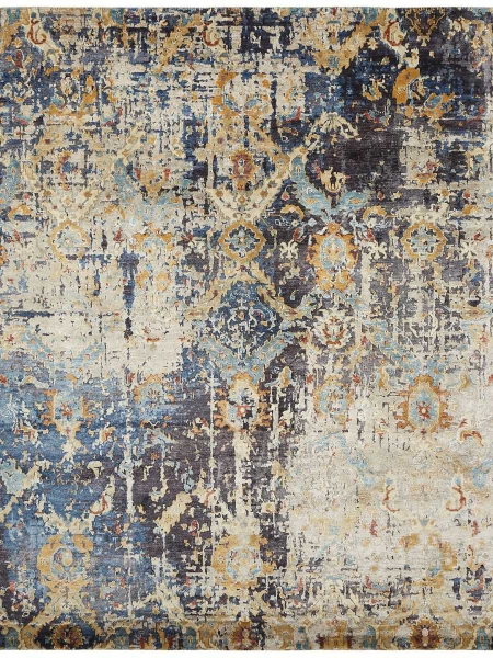 172 ML Blue Multi Area Rug