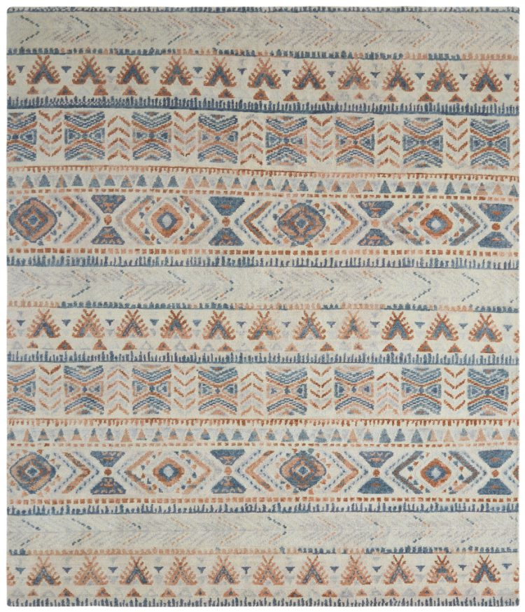 728-MV Chino/Denim/ Desert Clay Area Rug