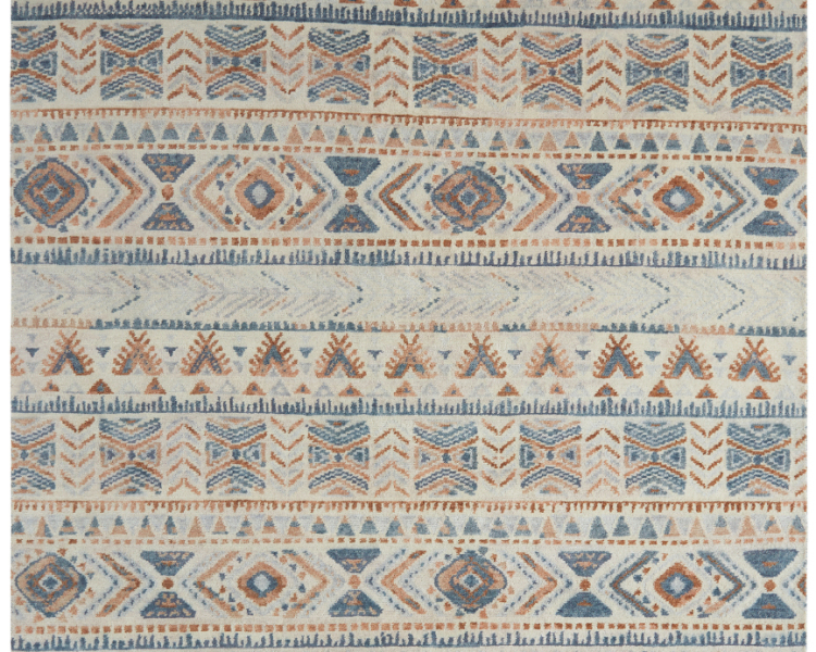 728-MV Chino/Denim/ Desert Clay Area Rug