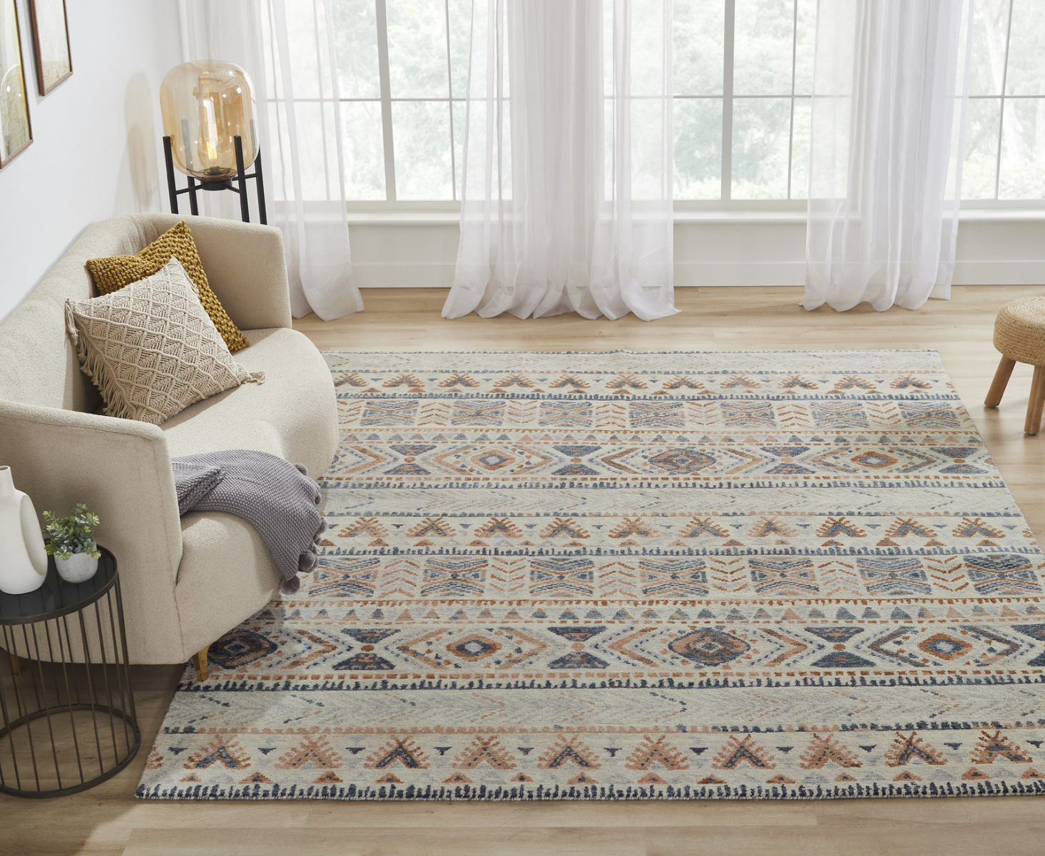 728 MV Area Rug Room Setting | Living Room