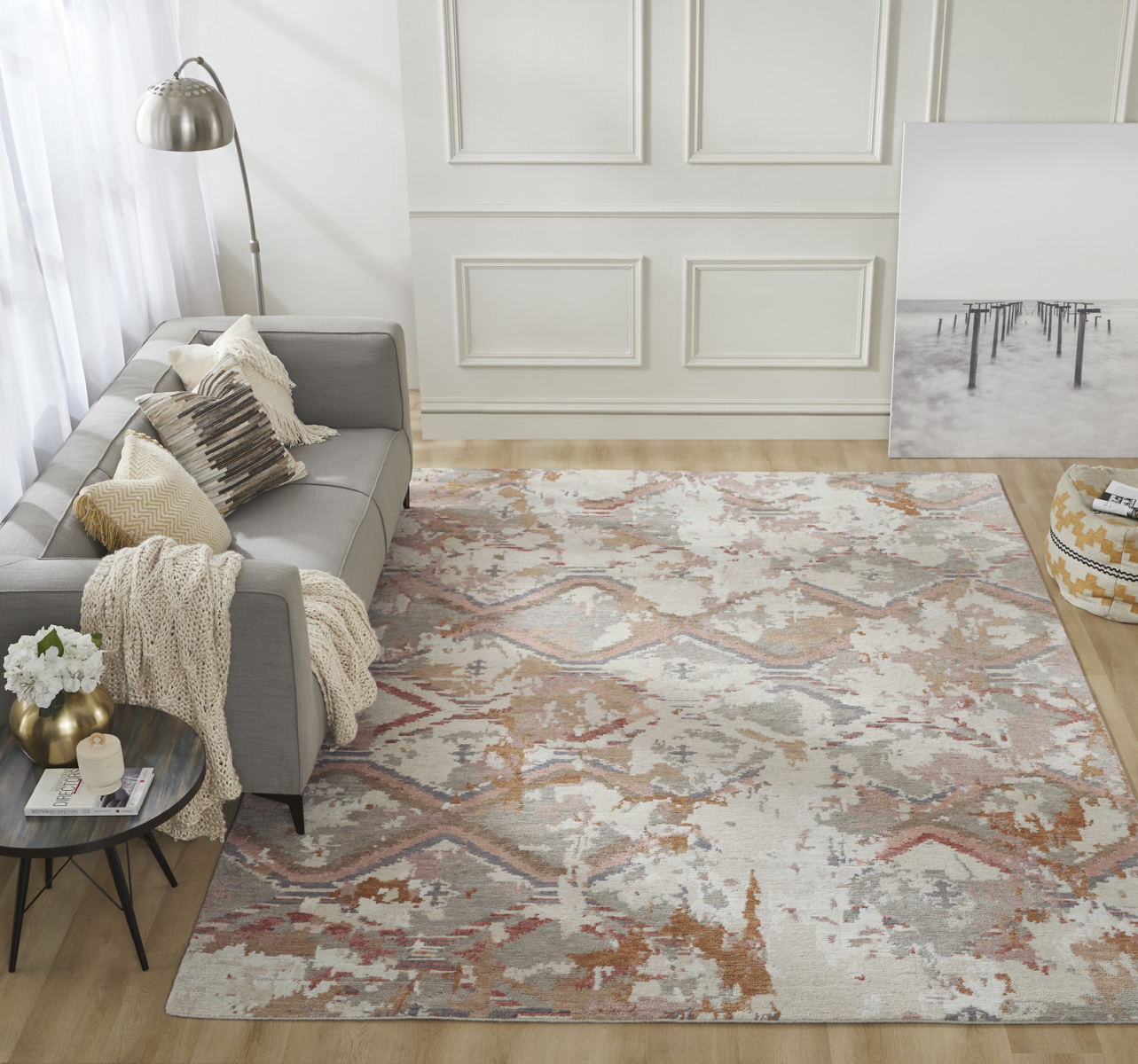 731 MV Area Rug Room Setting | Living Room