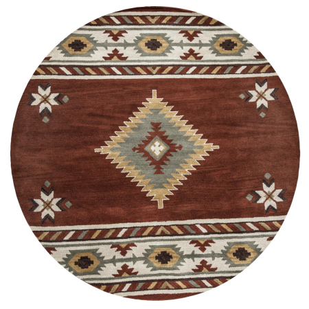 New Mexico 2933 Round Rug