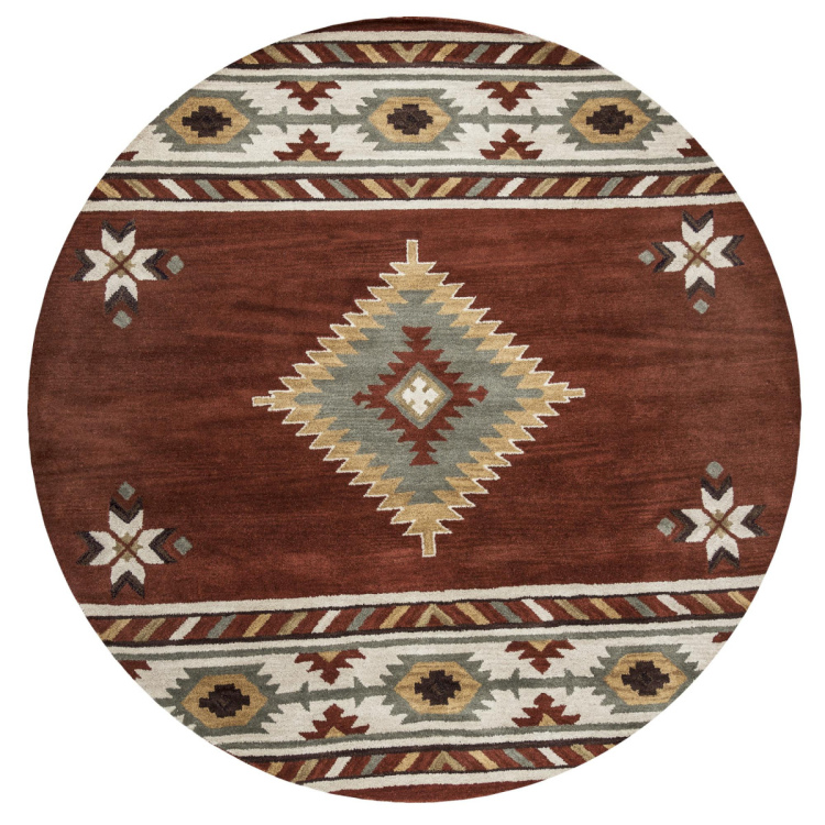 New Mexico 2933 Round Rug
