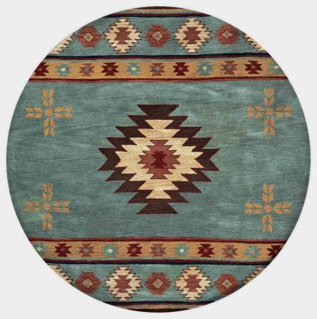 New Mexico 3119 Round Rug