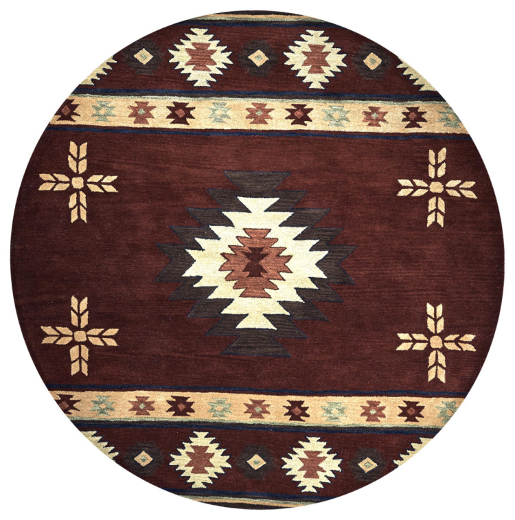 New Mexico 3110 Round Rug