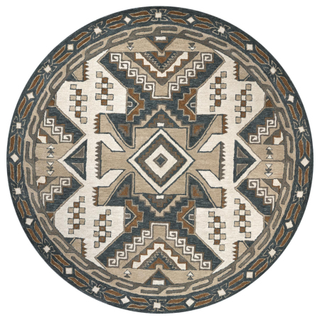 New Mexico 590B Round Rug