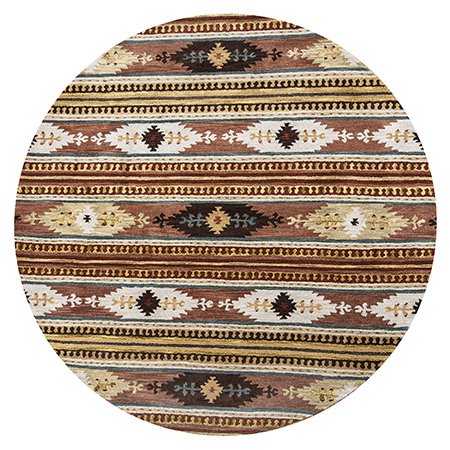 New Mexico 9267 Round Rug