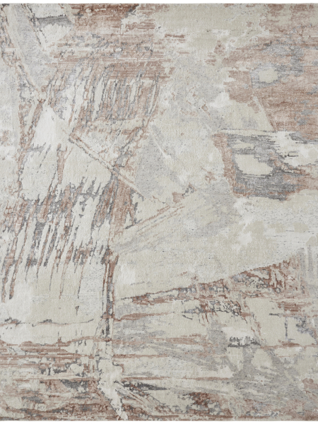 Travertine/Dusty Rose Area Rug