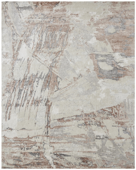 Travertine/Dusty Rose Area Rug