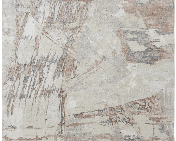 Travertine/Dusty Rose Area Rug