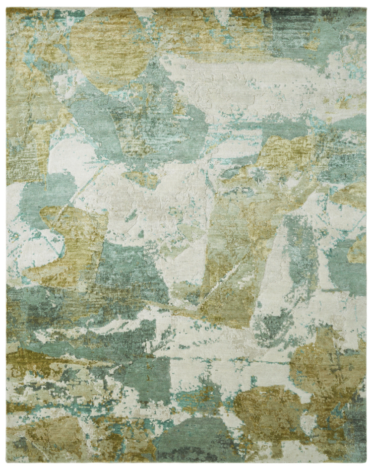 1167 ON Green area rug