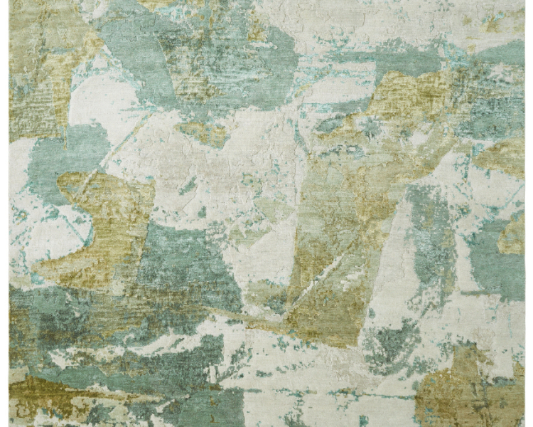 1167 ON Green area rug